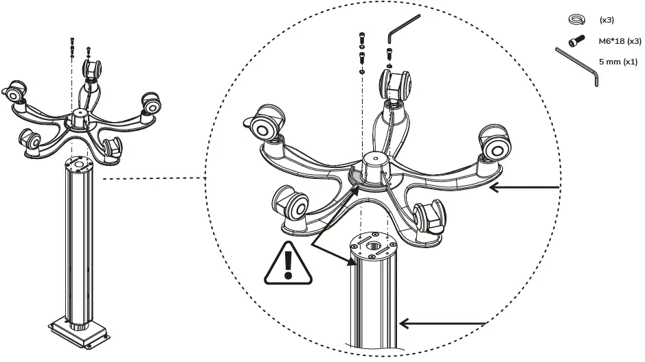 Neomounts-MED-M050-Medical-Mount-Cart-fig-4