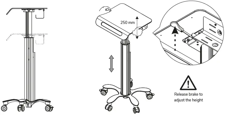 Neomounts-MED-M050-Medical-Mount-Cart-fig-8
