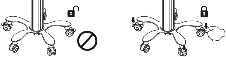 Neomounts-MED-M050-Medical-Mount-Cart-fig-9