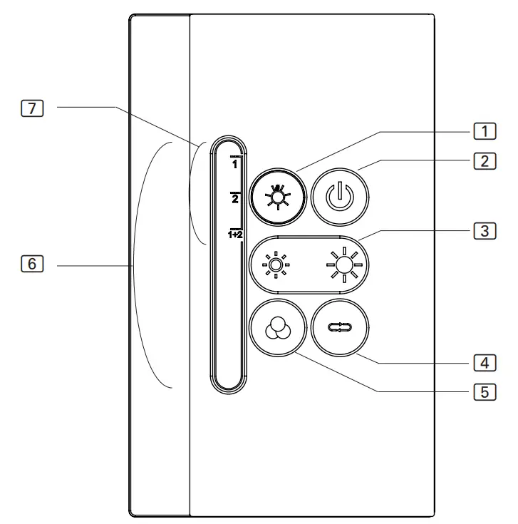 Sentiotec 1 052 786 PRO D DMX Colour Light Control - control elements