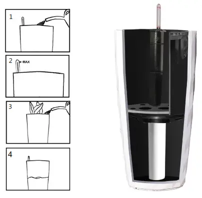 XBRAND CX2274VRD Self Watering Planters - Fig2