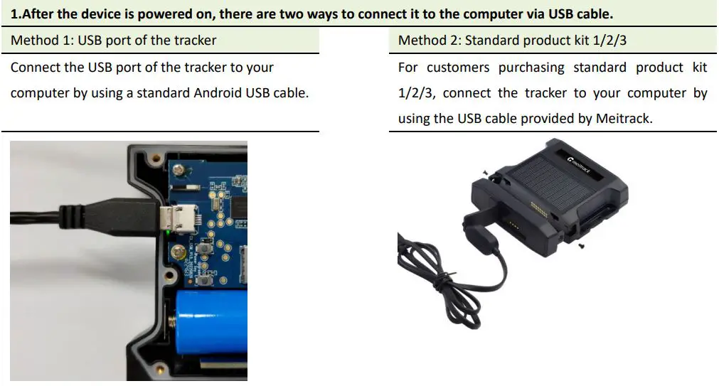 meitrack TA255 Series Solar Asset Tracker User Guide - After the device is powered on