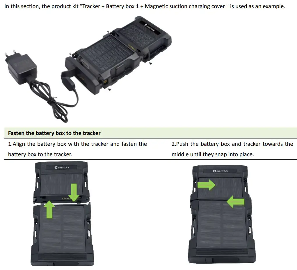 meitrack TA255 Series Solar Asset Tracker User Guide - Installing Product Kit