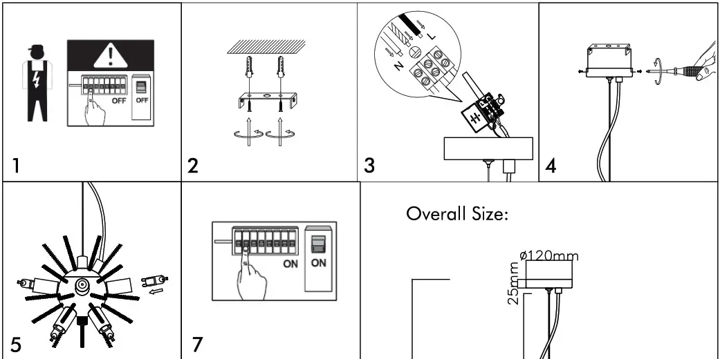 QAZQA 102337 Uvas HL 8 Round - Product overview 1