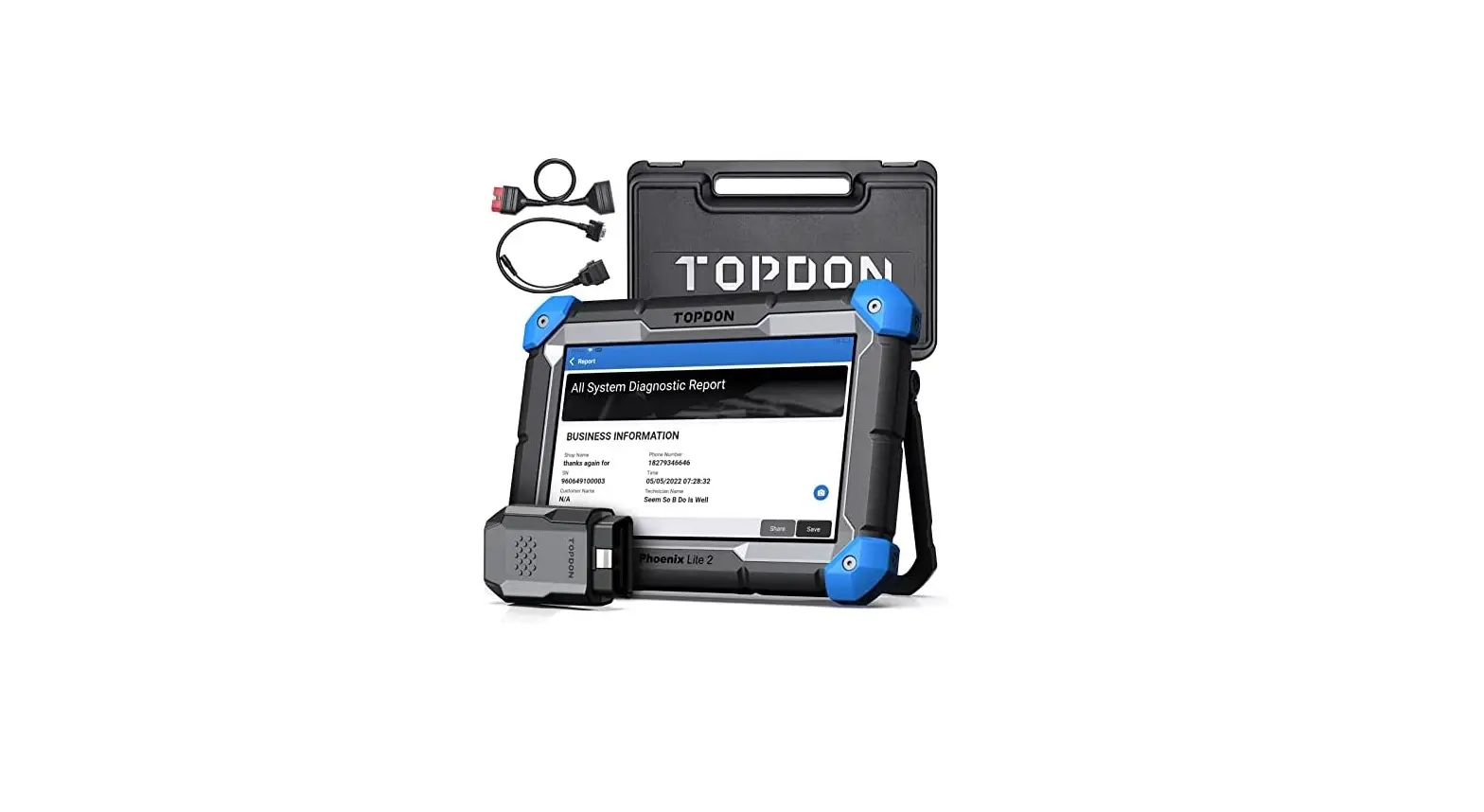 Topdon Phoenix Lite 2 Smart Automotive Diagnostic System User Manual