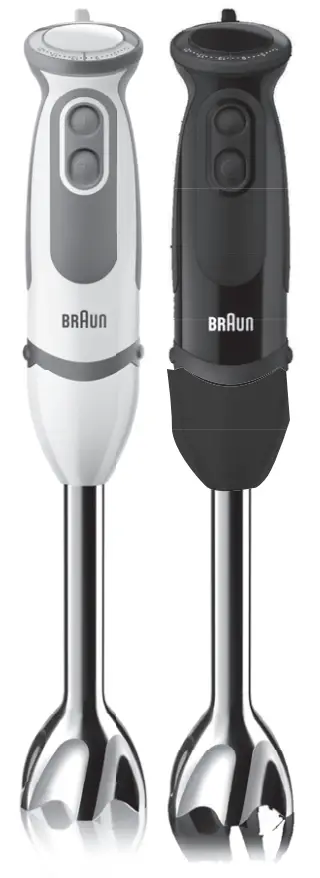 BRAUN MQ5252BKBL MultiQuick 5 Vario Hand Blender