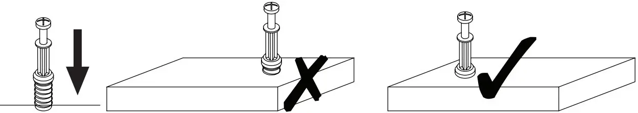 Using Cam Lock and Quickfit