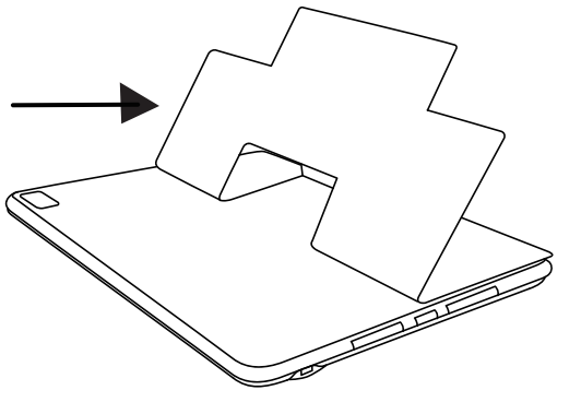 J BURROWS JB102KBTCH Keyboard Folio with Touch Pad - operation 2