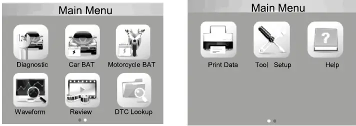 KONNwei KW870 Car and Motorcycle Battery Tester OBDII Diagnostic Scanner- (3)