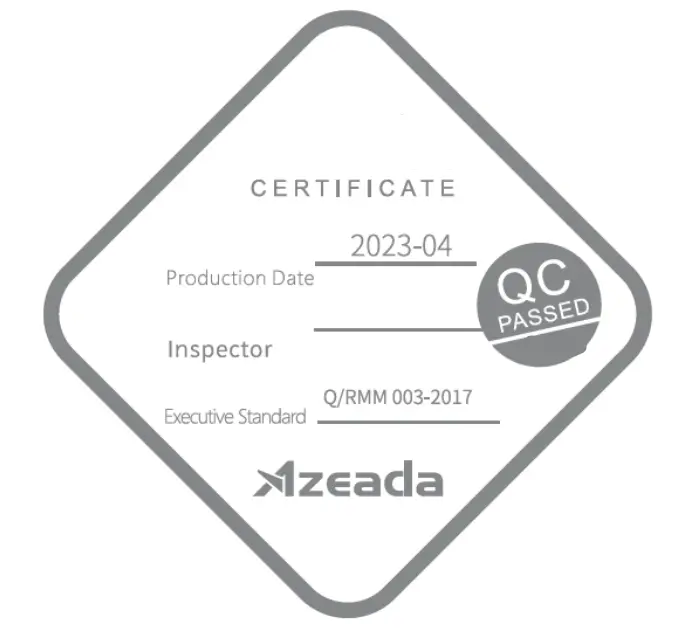 AZEADA AZ-BT01 Yonle TWS Wireless Earbuds - certificate