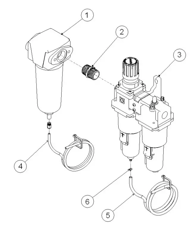VMAC A800185 Air Aftercooler - Illustrated Parts List 1