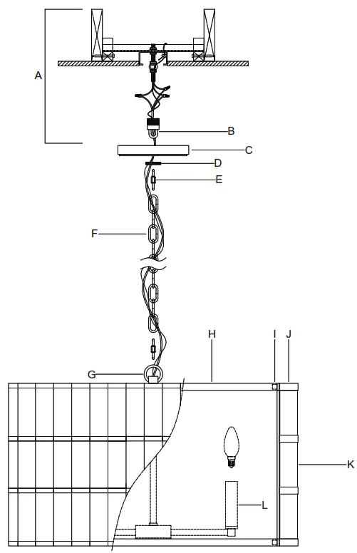 CRYSTORAMA ELL-B3006-PN Six Light Chandelier - Figure2