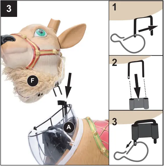 Holiday LIVING 4124146 4 Foot Animated Reindeer - c3