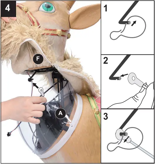 Holiday LIVING 4124146 4 Foot Animated Reindeer - c4