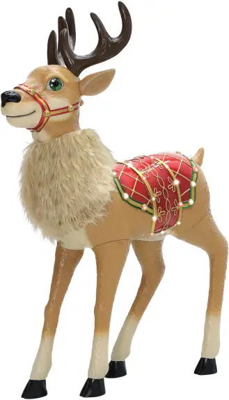 Holiday LIVING 4124146 4 Foot Animated Reindeer