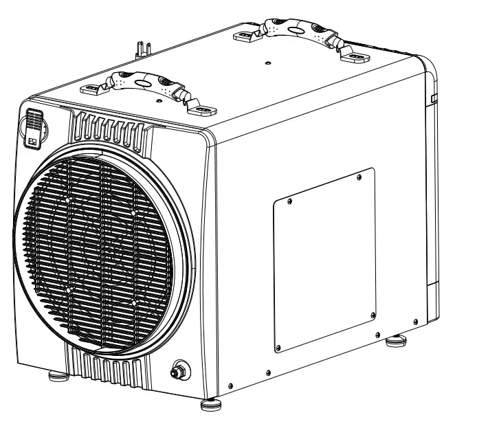ALORAIR Sentinel 90 Pint Crawl Space Basement and Water Damage Dehumidifier