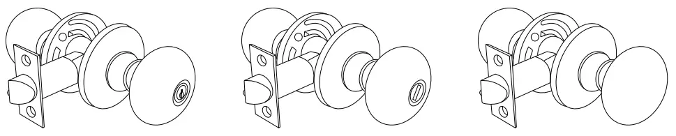 amazon basics B07GF5F3GP Entry Privacy Passage Knob 