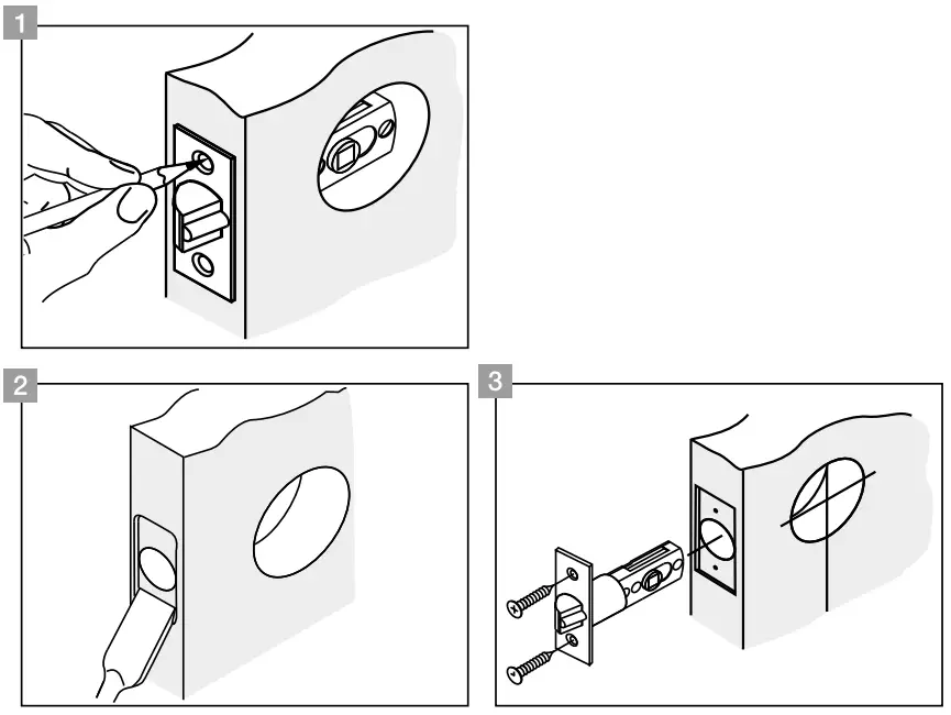amazon basics B07GF5F3GP Entry Privacy Passage Knob  - Door 2