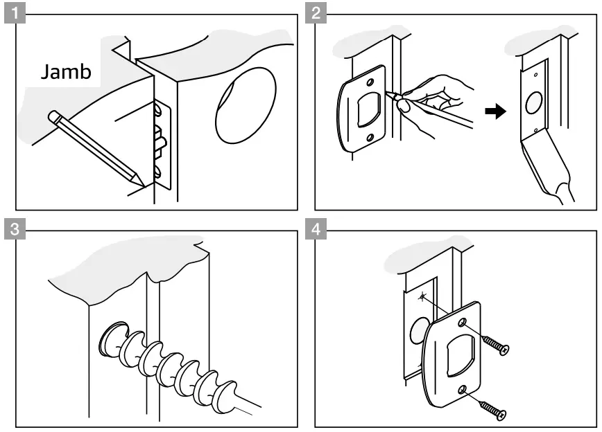 amazon basics B07GF5F3GP Entry Privacy Passage Knob  - Door 3