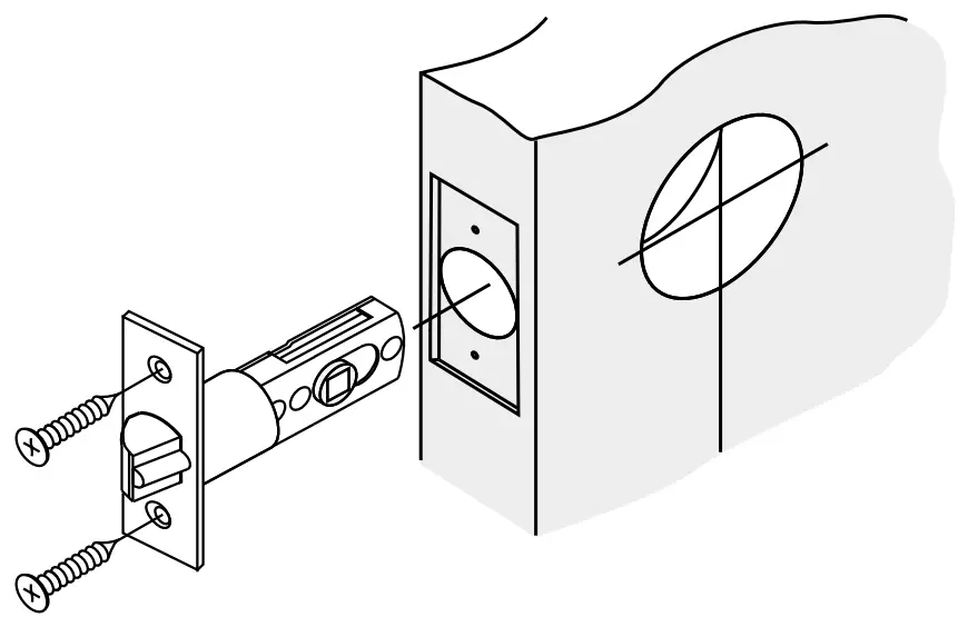 amazon basics B07GF5F3GP Entry Privacy Passage Knob  - Door 4