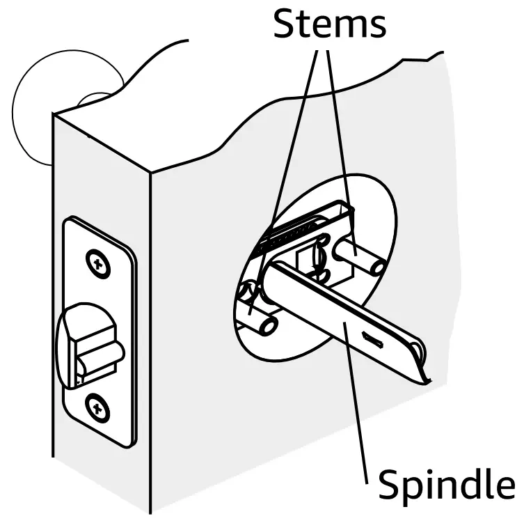 amazon basics B07GF5F3GP Entry Privacy Passage Knob  - Door 5