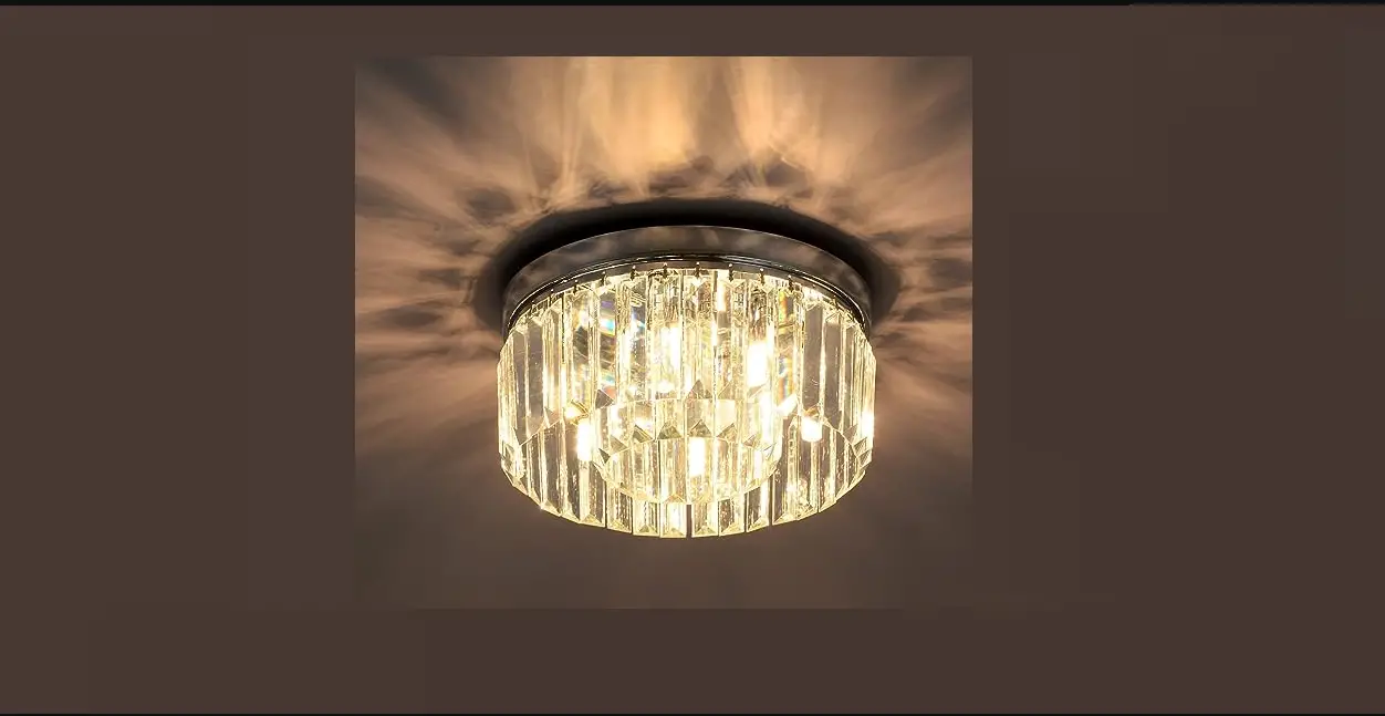 Saxby Lighting 35612 Crystal Flush Ceiling Light Instruction Manual