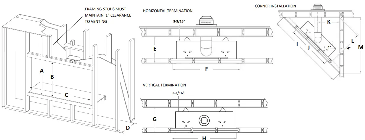 KOZY HEAT Slayton 36 Direct Vent Fireplace -