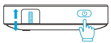 Sharper Image P30 Portable Video Projector User Guide - Power Button