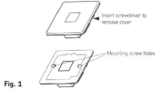 Knightsbridge-NH023AW-Single-Stainless-Steel-Recessed-LED-Wall-Light-1