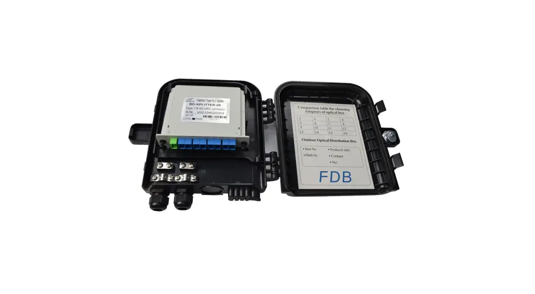 Optical Aa17089 Fiber Optic Terminal Box Instruction Manual Optical Aa17089 Fiber Optic Terminal Box Instruction Manual