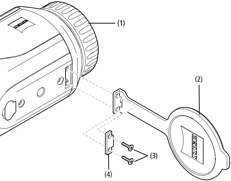 Replacing the lens cap