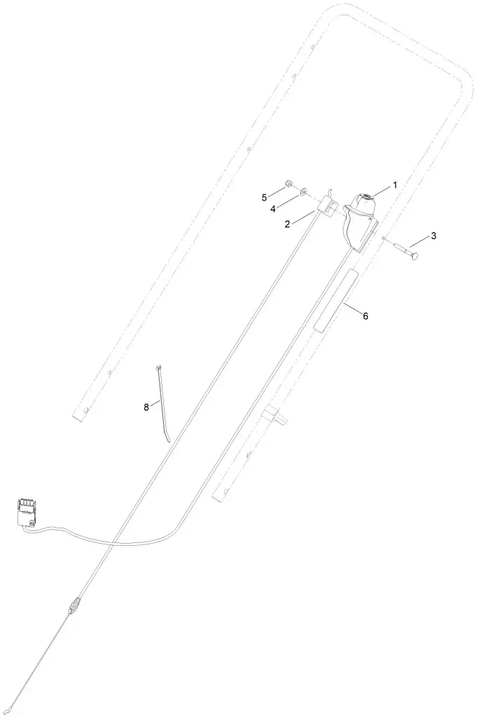 TORO 21326 60V Recycler Lawn Mower - Starter Assembly