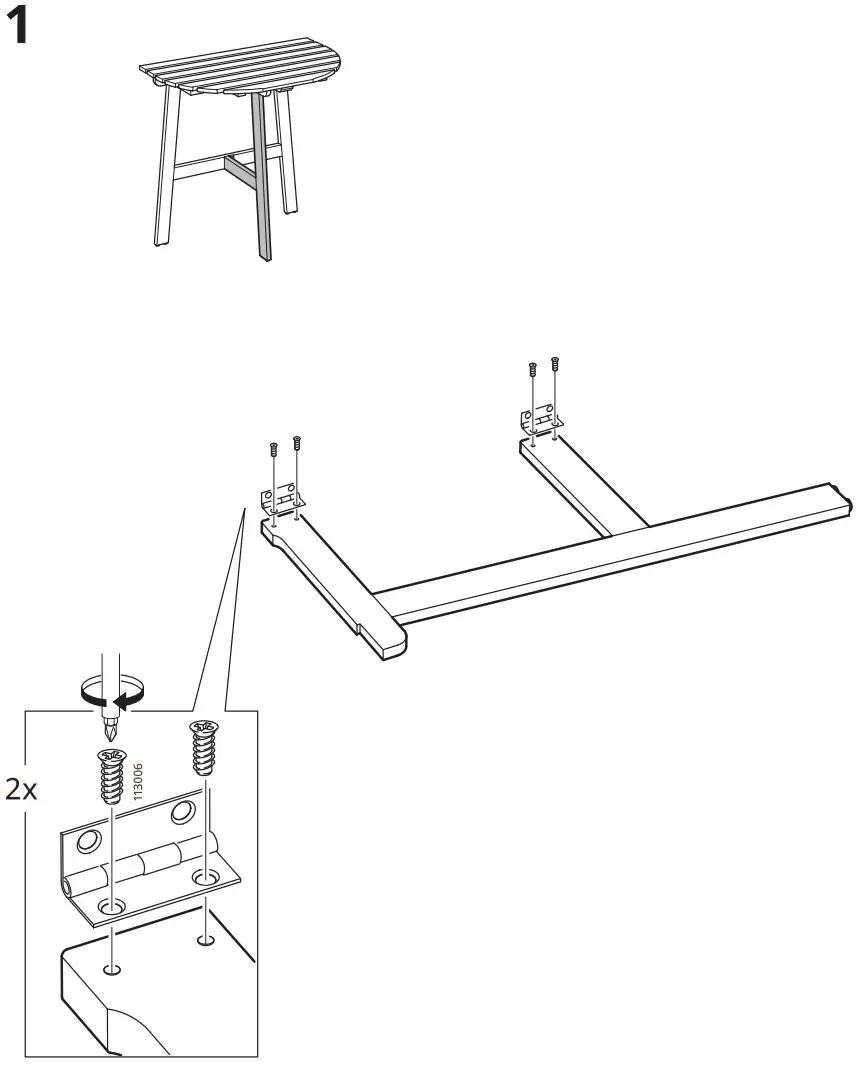IKEA ASKHOLMEN Garden Table - FIGURE 2