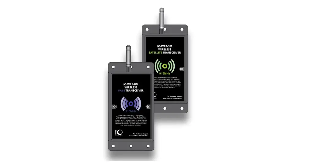 Io Hvac Controls Io-wrp-b Wrp Wireless Relay Instruction Manual Io Hvac Controls Io-wrp-b Wrp Wireless Relay Instruction Manual