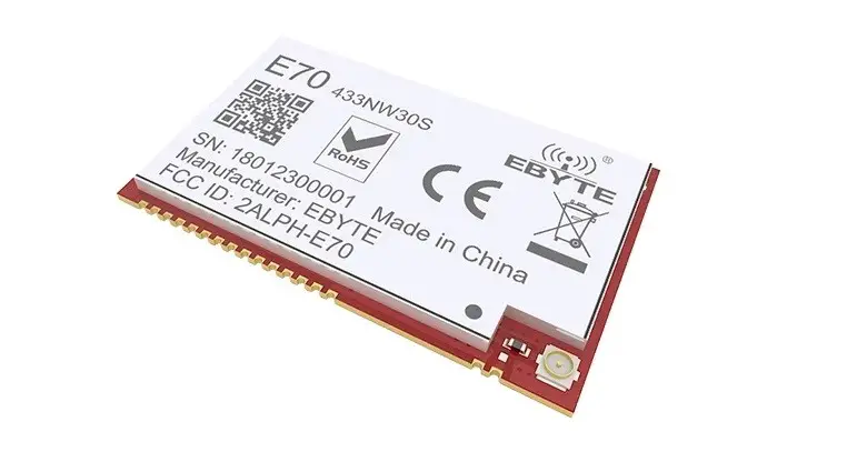 Ebyte E70-433nw30s 433mhz 1w Star Network Smd Wireless Module User Manual Ebyte E70-433nw30s 433mhz 1w Star Network Smd Wireless Module User Manual