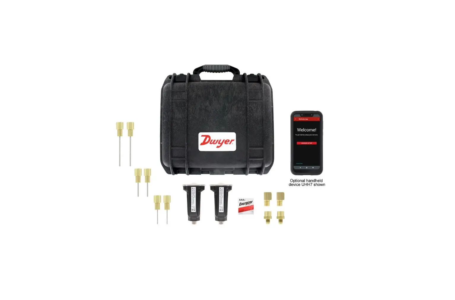 Dwyer Te-490w 490w Series Wireless Hydronic Differential Pressure Manometer Instruction Manual