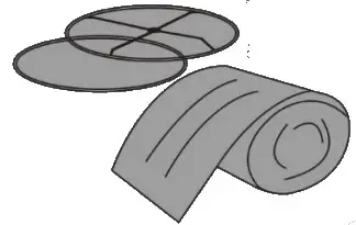 4MODERNHOME T59 Montgomery 29 Inch Blue Buffet Lamp Set - lampshade