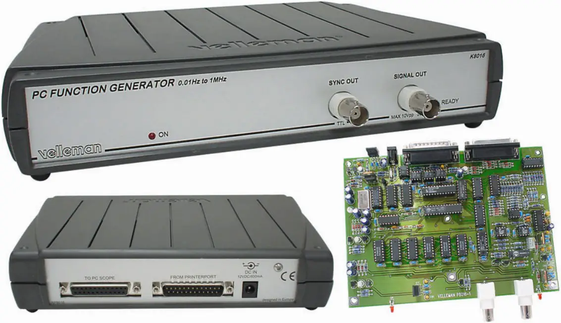 velleman K8016 PC Function Generator