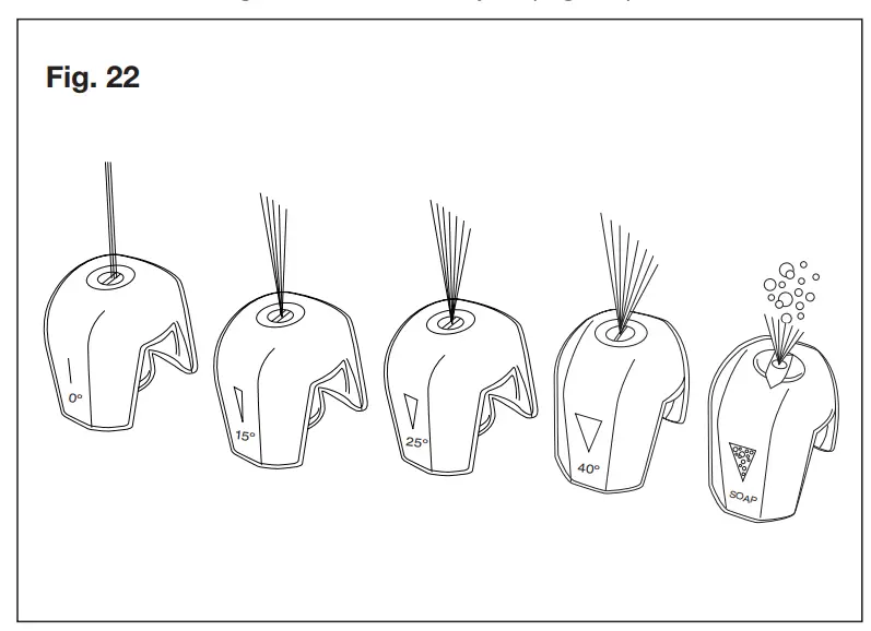 Rinsing with the Pressure Washer