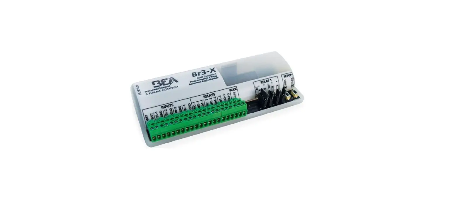 Bea Br3-x Programmable 3 Relay Logic Module User Guide Bea Br3-x Programmable 3 Relay Logic Module User Guide