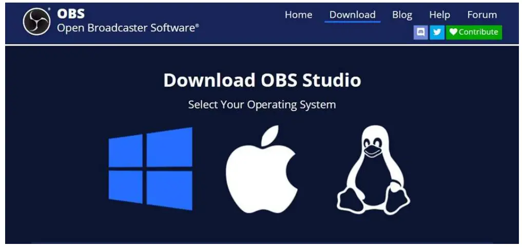 Download OBS Studio