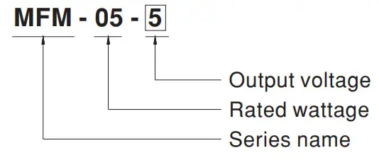 MEAN WELL MFM-05 Series 5W High Reliable Green Medical On Board Type - model
