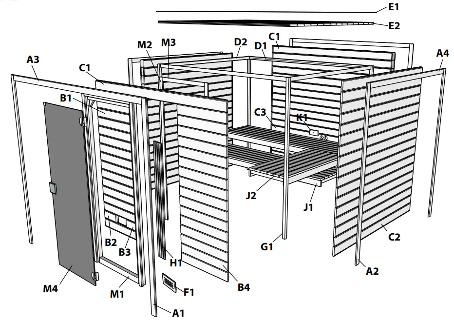 HANSCRAFT VASA HS3 130142 Solid Selected Spruce Wood - parts 1