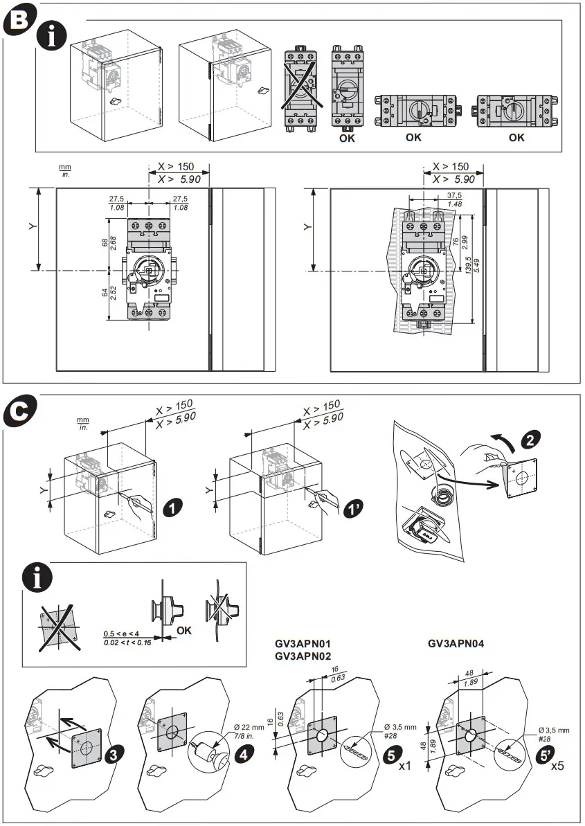 Schneider Electric GV3APN01 Extended Rotary Handle Kit - GV3APN 2