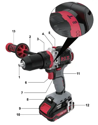 PIT-PSB20H-13C-Cordless-Impact Drill-1