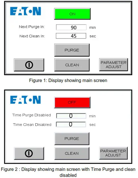 EATON DOM0000020 Controller HMI Interface for the MCFDCF Single - MAIN SCREEN 2