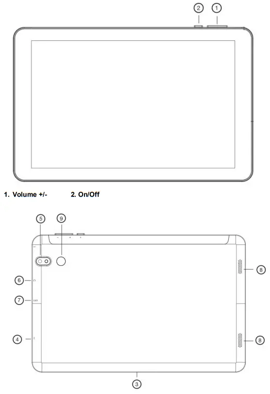 ARCHOS Oxygen101S+Dock 10.1 Inch WiFi - Tablet - overview