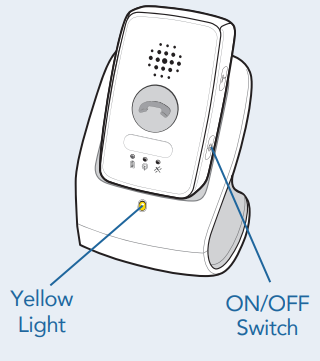 MobileHelp Solo 4G On The Go Mobile Senior Medical Alert System - yellow light