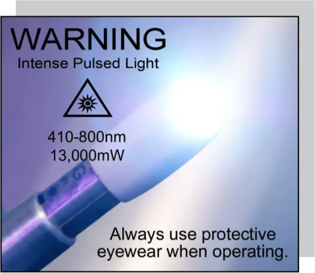 Avance Beauty IPL350-HR - Warning