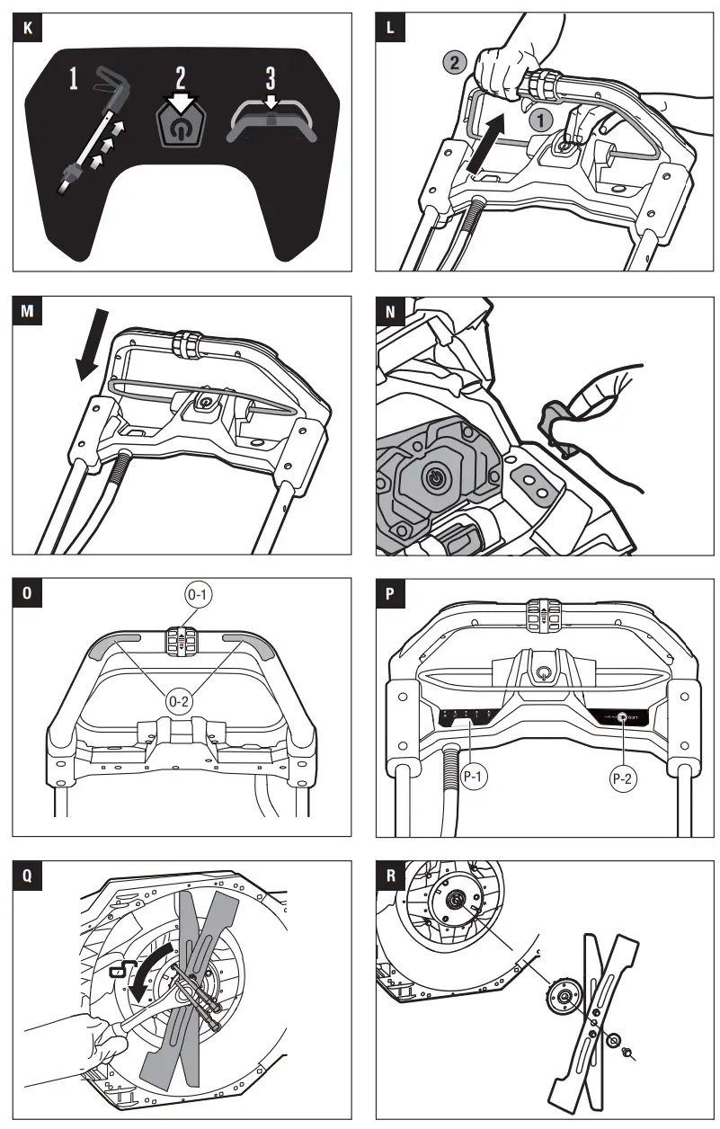 EGO LM2130E-SP 56 Volt Lithium-Ion Cordless Mower - Parts 3